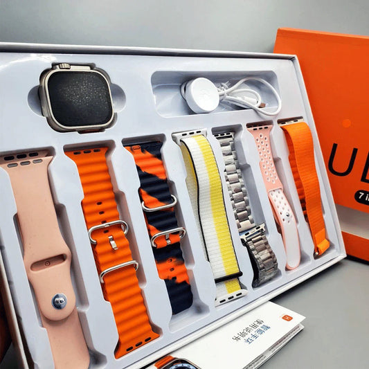 ULTRA 7 in 1 Smart Watch (Included 7 Straps Free)